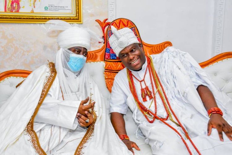 OONI HOST EMIR OF KANO IN A TWO DAY VISITS
