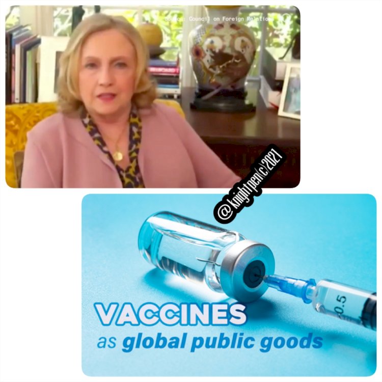 HILARY CLINTON AND THE VACCINE DIPLOMACY THEORY