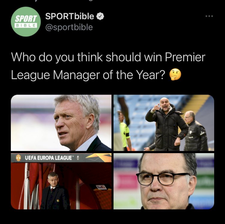 WHO DO YOU THINK SHOULD WIN THE PREMIER LEAGUE MANAGER  OF THE YEAR?