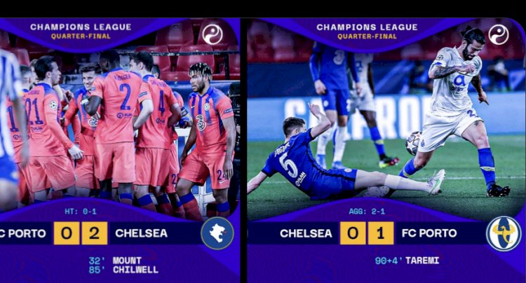 ANALYSIS AS CHELSEA REACH THE SEMI FINAL OF THE CHAMPIONS LEAGUE 