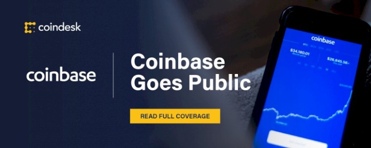 COINBASE SHARES DEBUT OPENS AT A CONSIDERABLE HIGH