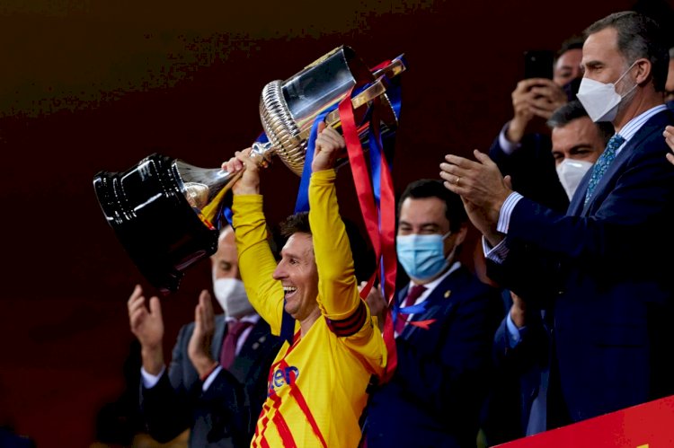 LIONEL MESSI HAS NOW WON MORE TROPHIES THAN RYAN GIGGS FOR A SINGLE CLUB