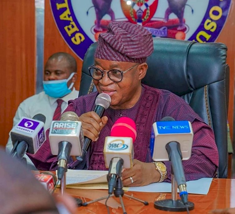 OSUN STATE GOVERNOR INAUGURATES MINERAL RESOURCES COMMITTEE 