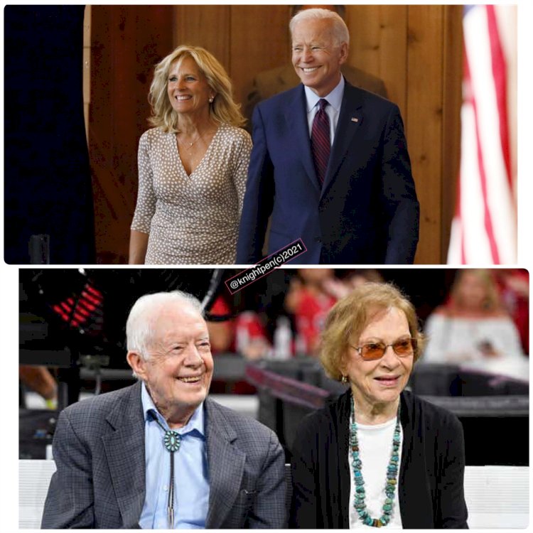 PRESIDENT BIDEN & WIFE PLAN A HOMAGE VISITS TO FMR. PRESIDENT  JIMMY CARTER & WIFES’ HOME IN GEORGIA