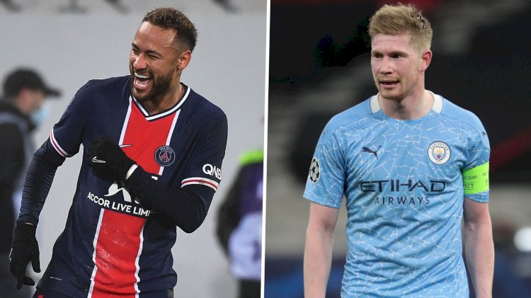 MANCHESTER CITY AND PARIS ST. GERMAIN FACE OFF IN A CHAMPIONS LEAGUE  SEMI FINAL TIE