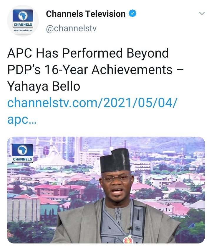 REACTIONS ON YAHAYA BELLO’S INTERVIEW ON CHANNELS TELEVISION