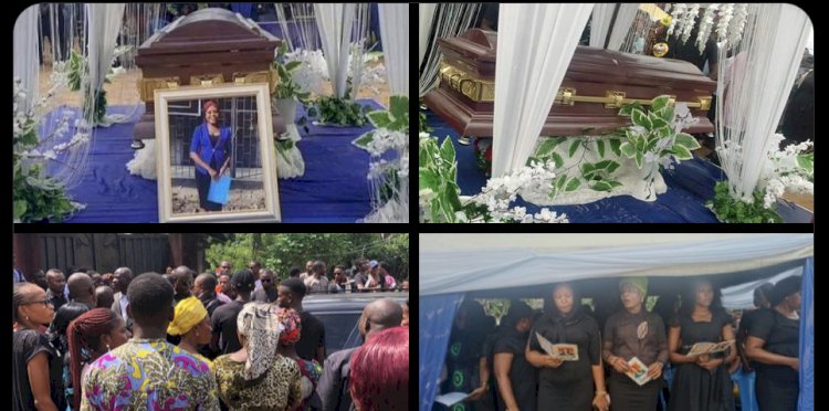 HAPPENINGS AS INIOBONG UMOREN REMAINS  WAS LAID TO REST AMID HEART WRENCHING TEARS
