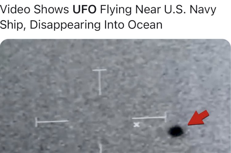A NEW UFO SIGHTING NEAR THE US NAVY SHIP DISAPPEARED INTO THE OCEAN 