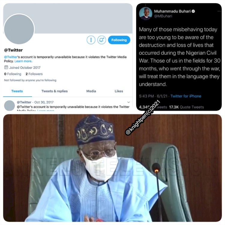 LAI MOHAMMED,  TWITTER POLICY  AND A SUSPICIOUS MISSION 