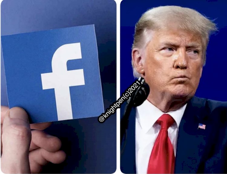  FACEBOOK ENACT ITS POLICY ON TRUMP FOR TWO YEARS