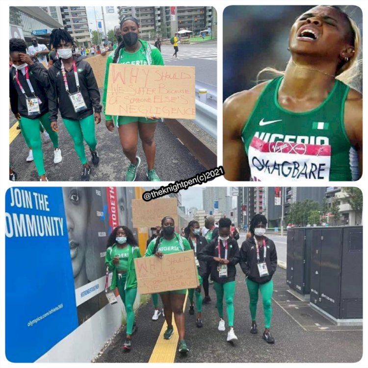 TOKYO 2020 OLYMPIC COMMITTEE HARSH ON NIGERIAN ATHLETES