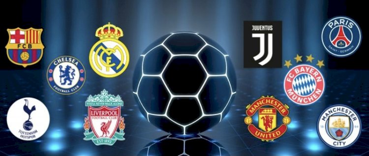 TOP TWENTY MOST VALUABLE FOOTBALL CLUB IN EUROPE