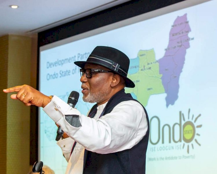 ONDO STATE GOVERNOR SEEK FOREIGN INVESTORS AT THE NDDIS SUMMIT