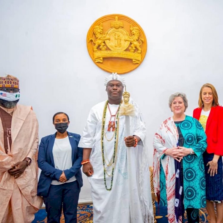 OONI RECEIVES UNITED STATES ENVOY TO DISCUSS WOMEN INCLUSION IN NATION BUILDING