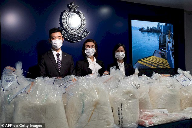 ONE DRUG SHIPMENT IN HONG KONG BREAKS A YEAR RECORD OF DRUG SMUGGLING 