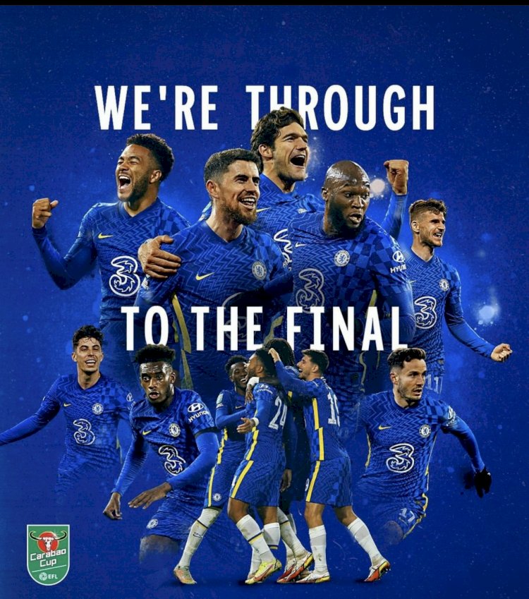 CHELSEA THROUGH TO THE FINAL OF THE CARABAO CUP