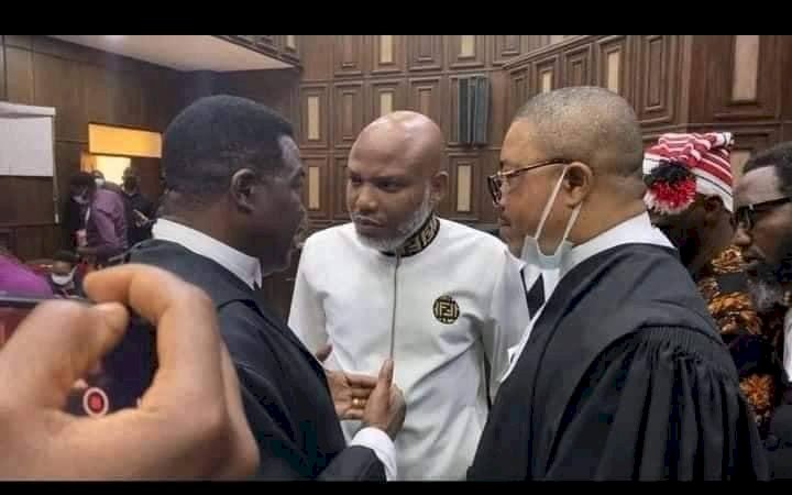  DSS EXPLAINED WHY NNAMDI KANU WAS NOT ALLOWED A CHNAGE OF CLOTHINGS