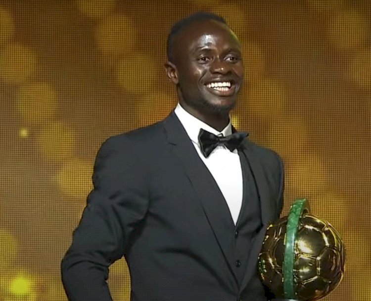 SADIO MANE PICK UP AFRICAN FOOTBALLER OF THE YEAR AWARD